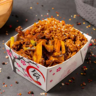 Porc (cotlet) picant cu legume
