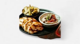 Homemade chicken pate