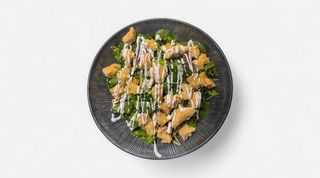 Crunchy chicken & feta cheese salad