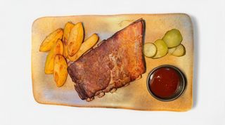 Slow Cooked pork ribs