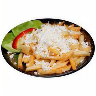 Cartofi prăjiți cu feta
