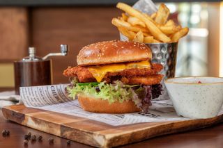 The schnitzel burger