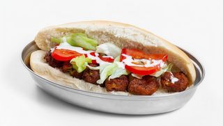 Falafel subs sandwich
