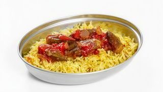 Briyani cu garnitura de bame