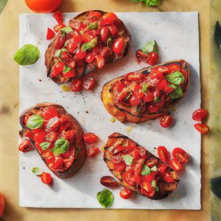 Bruschette Con Stracciatella E Alici