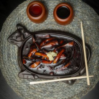 Vinete în sos chinezesc cu carne de porc