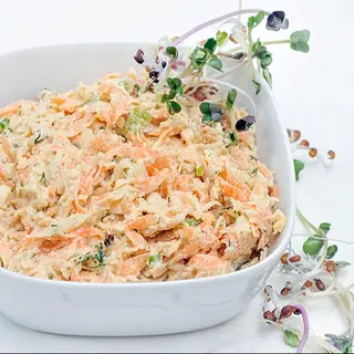 Salata de radacinoase cu maioneza de soia