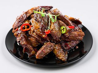 Vită picantă cu sos de soia