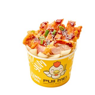 Pui crocant cu ceapă 