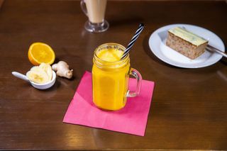 Smoothie banane și ghimbir