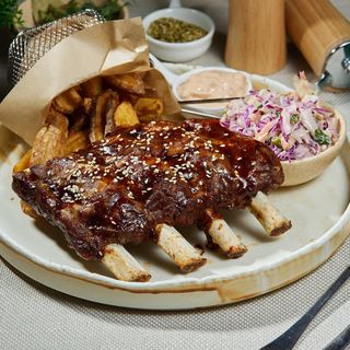 Coaste de porc cu sos Nord Bistro, cartofi crispers 680g