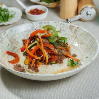 Tigaie de vită cu orez basmati 480g