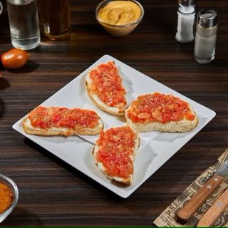 Bruschete cu mozzarella