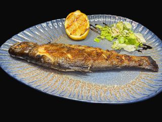 Pastrav proaspat pregatit pe gratar sau prajit