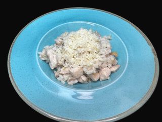Risotto cu piept de pui implinit cu parmezan
