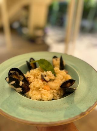 Risotto cu fructe de mare