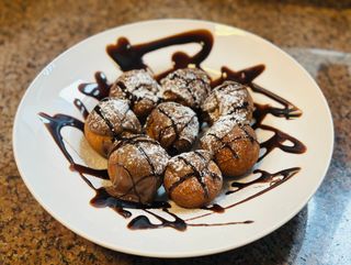 Papanași cu ciocolată