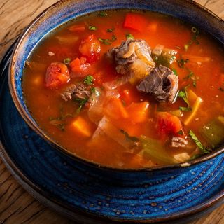 Ciorbă de văcuță cu smântână și ardei iute