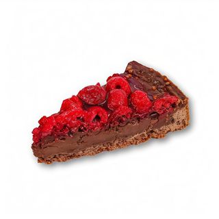 Tarta cu ciocolata si zmeura