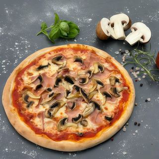 Pizza Prosciutto e Funghi