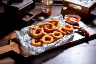 Onion rings & chilli sweet