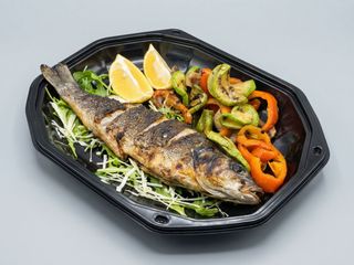 Dorada grill cu legume la gratar