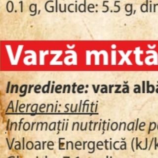 Salata de varza mixta