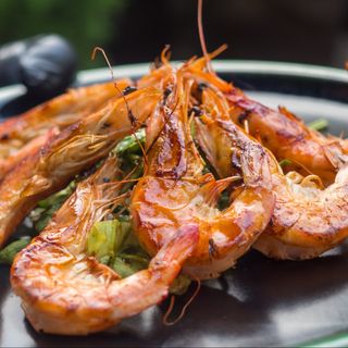 Gamberetti con salsa picante