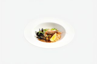 Risotto con frutti di mare