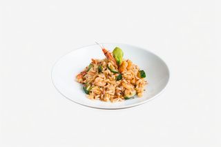 Risotto con gamberi