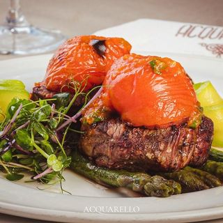 Controfiletto al pepe verde