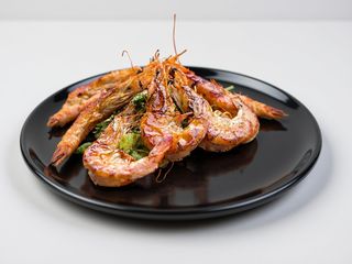 Gamberetti con salsa di burro