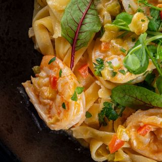 Tagliattelle con gamberi