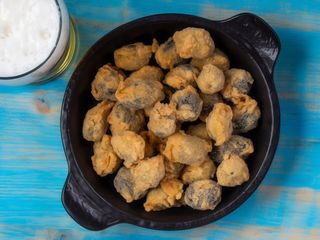 Măsline prăjite (negre şi verzi)