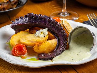 Caracatita mov "a la italiana"