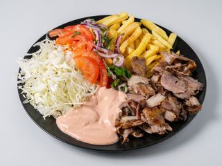 Shaorma mixt farfurie