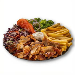 Dabo de pui la farfurie mare