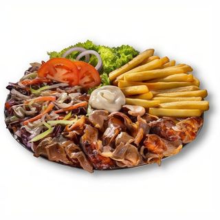 Dabo de vită &curcan la farfurie mare