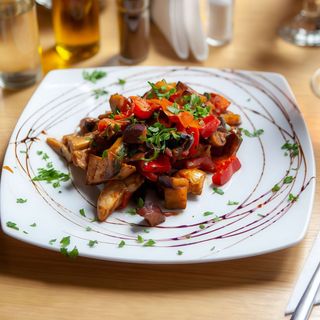 Csirkemell zöldséggel/Piept de pui cu legume