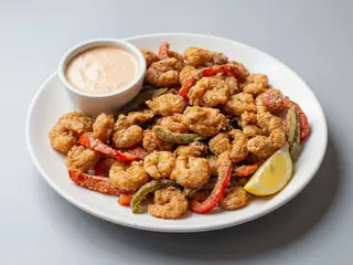 FRITTO MISTO & GARLIC SAUCE (PT 2 PERS) 