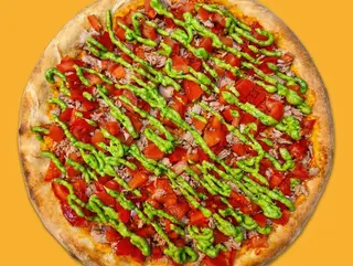 Pizza cu ton și roșii Ø32 cm