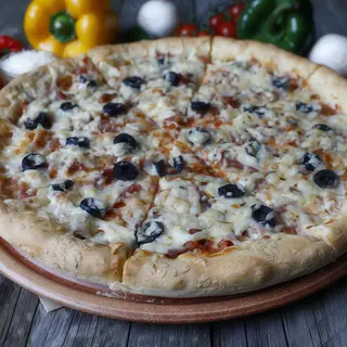 Pizza Indiana mare cu margine americana Ø 32cm