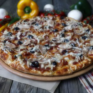 Pizza Prosciutto e funghi mare Ø 32cm