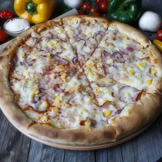 Pizza Florida mare  cu margine americana  Ø 32cm