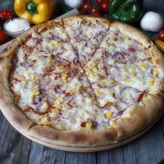 Pizza Florida mare cu margine americana Ø 32cm