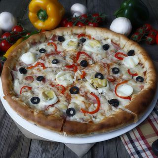 Pizza Las Vegas Speciala mare cu margine americana Ø 32cm