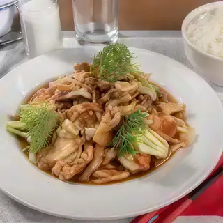 Pui cu legume