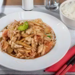 Porc kung-pao