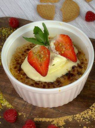 Creme brulee cu inghetata