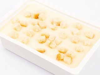 Supă cremă de cașcaval cu crutoane